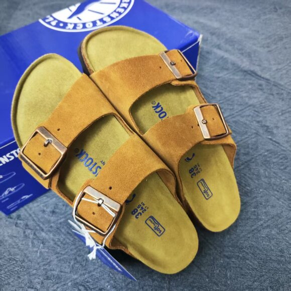 NEW 🌭Birkenstock Arizona • Mink • Narrow Fit • Contoured Footbed - Picture 4 of 5